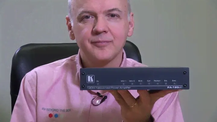 Kramer PA-120Net and PA-240Net : Networked Power Amplifiers