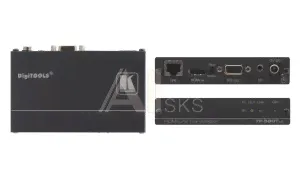 74030 Передатчик Kramer Electronics [TP-580TXR] сигнала HDMI, RS-232 и ИК в кабель витой пары (TP), до 180 м
