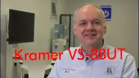 Kramer VS-88UT - All–in–One Presentation System with 4K60 4:2:0 HDMI/HDBaseT 2.0 8x8 Matrix Switcher