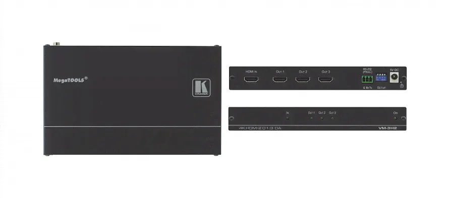 Усилитель-распределитель Kramer VM-3H2 (VM-3H2)-0