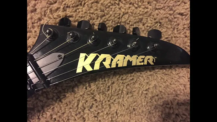 Fixing a Kramer 610 broken guitar neck
