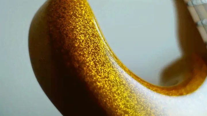 Andy James style progression - Kramer pacer ltd in sparkle yellow going thro the Petrucci Neural dsp