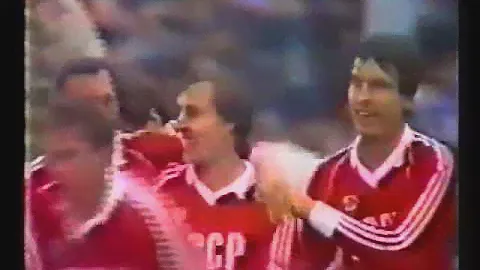 Отборочный матч Чемпионата Мира 86. СССР - Швейцария 02.05.1985