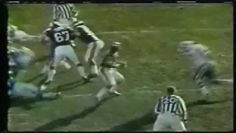Jeff Nixon Almost Intercepts Tommy Kramer (Bills vs Vikings 1980.wmv