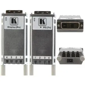 Комплект для передачи по оптике DVI KRAMER 610R/T-0