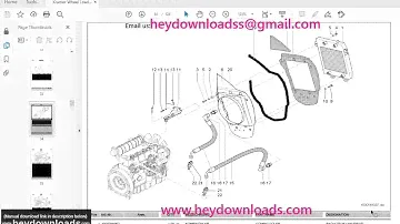 KRAMER Allrad Wheel loader 750 T Spare Parts List Manual SN346100001