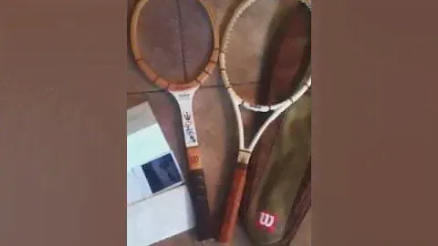 Jack Kramer signed rackets wood tennis