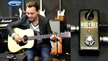 TC Body Rez Pedal - How to make an Acoustic Guitar pickup sound better!