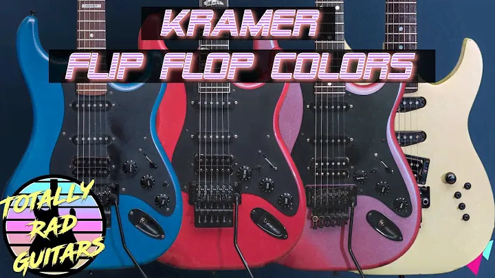 Vintage Kramer Flip Flop Color Comparison