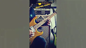 Kramer Pacer Ltd edition sparkle yellow. #kramerguitars #kramerpacer #guitarist #guitarsolo