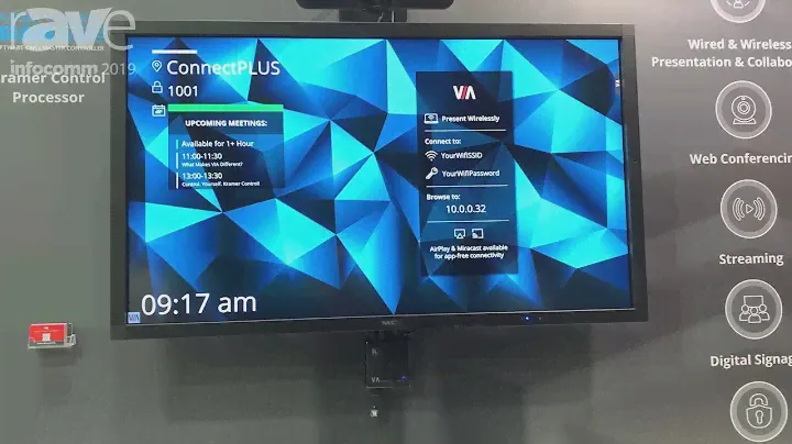 InfoComm 2019: Kramer Adds Multiple Functions to VIA Such as Digital Signage, Web Conferencing, More