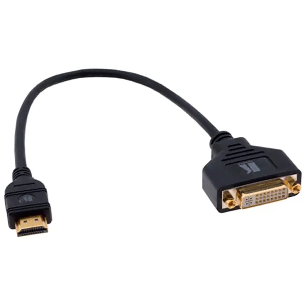 Переходник HDMI (M) - DVI (F), 0.3м, Kramer ADC-DF/HM-0