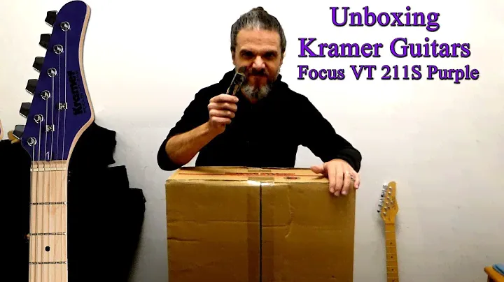 Unboxing Kramer Guitars Focus VT 211S Purple