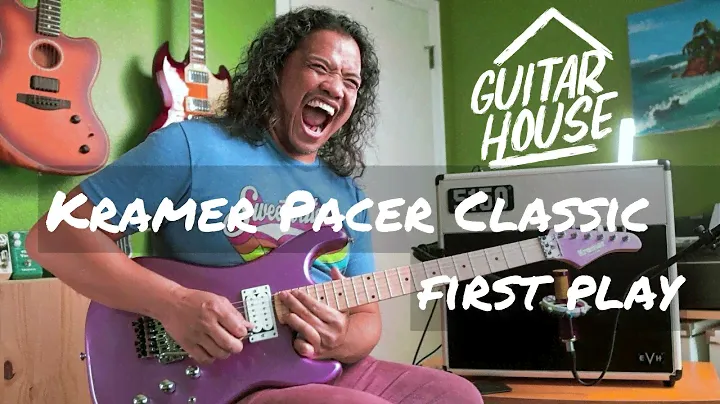 Kramer Pacer Classic, первая игра! Гитарный Дом 2022 #guitarhouse