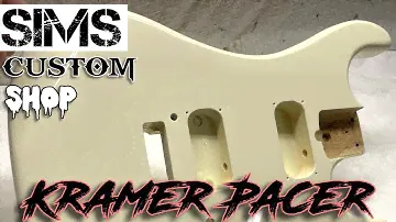 Vintage Kramer Pacer guitar - Refinished Vanilla Shake by Sims Custom Shop