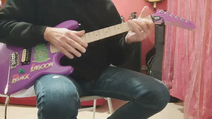 Kramer Baretta special "Stock" Demo Van Halen licks