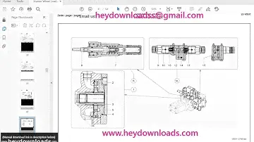 KRAMER Allrad Wheel loader 750 Spare Parts List Manual SN346010001