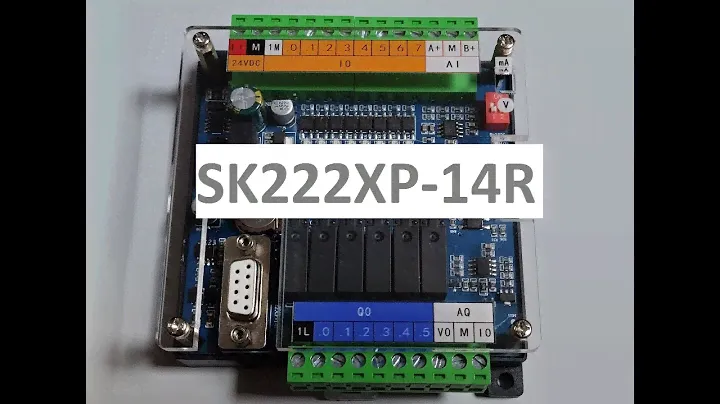 ПЛК SK222XP-14R. Подключение через UART