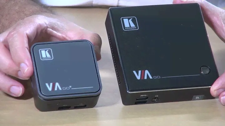 Kramer VIA GO² - Compact & Secure 4K Wireless Presentation Device