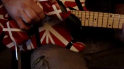 EVH 5150 Poundcake drill with my 87 Kramer 5150 guitar