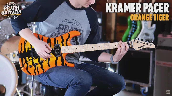 No talking...Just Tones | Kramer Pacer Orange Tiger